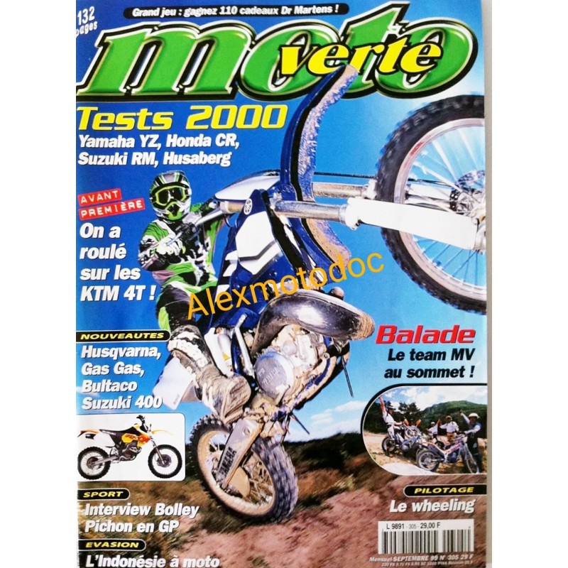 Moto Verte n° 305